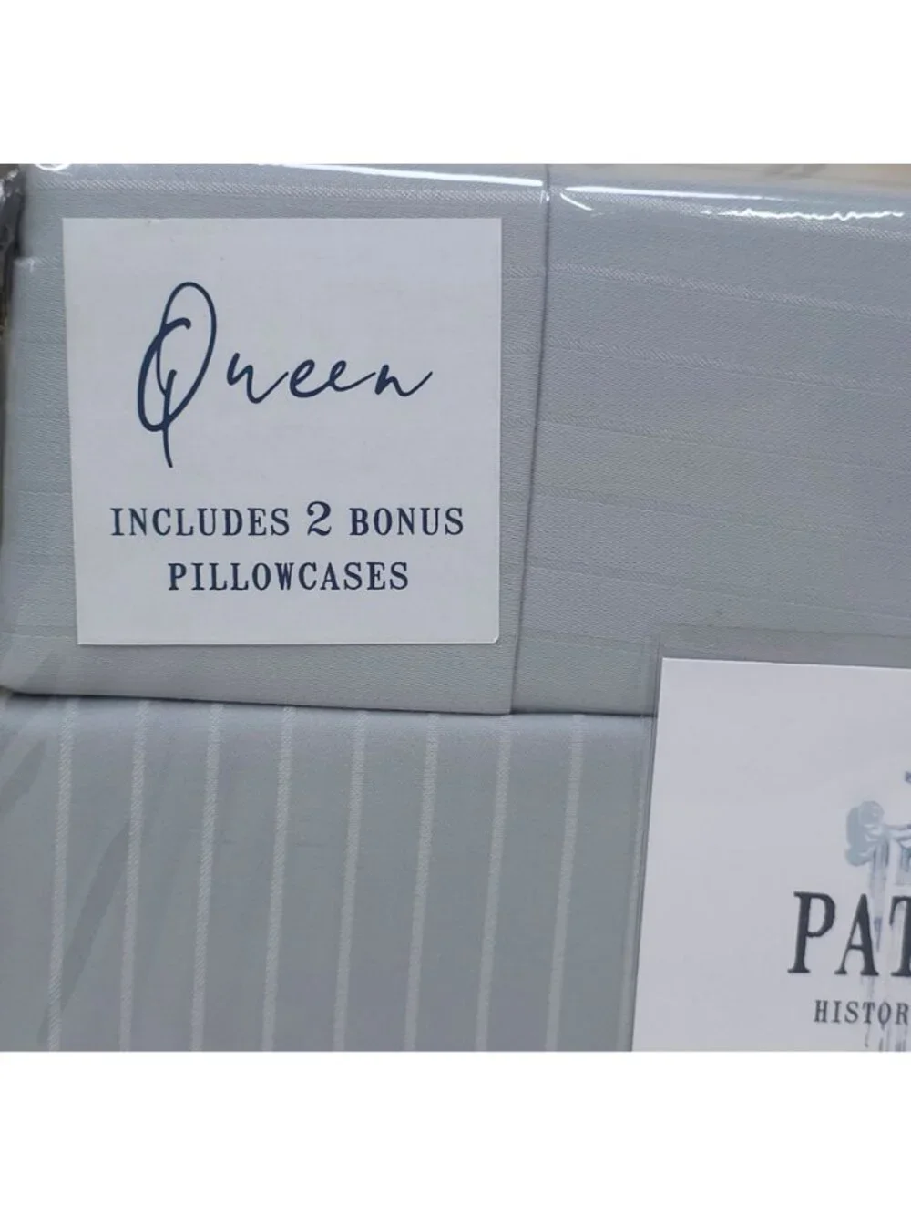 Patina Vie 1800 Thread Count 6-Piece Queen Sheet Set Cool Comfort Cotton Blend